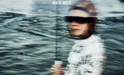 Beatie WolfeのWEBデザイン