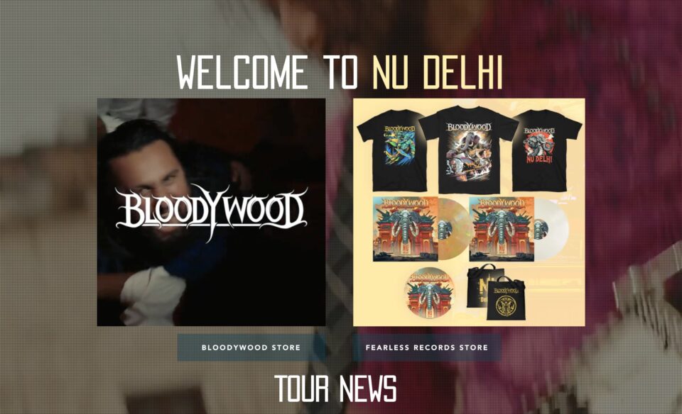 Indian Folk Metal | BloodywoodのWEBデザイン