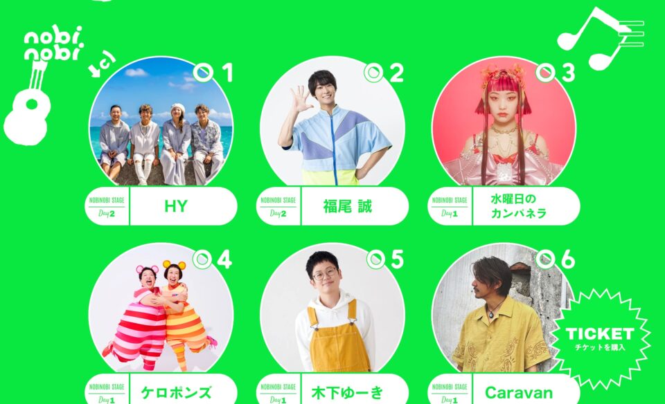 nobinobi 2025のWEBデザイン