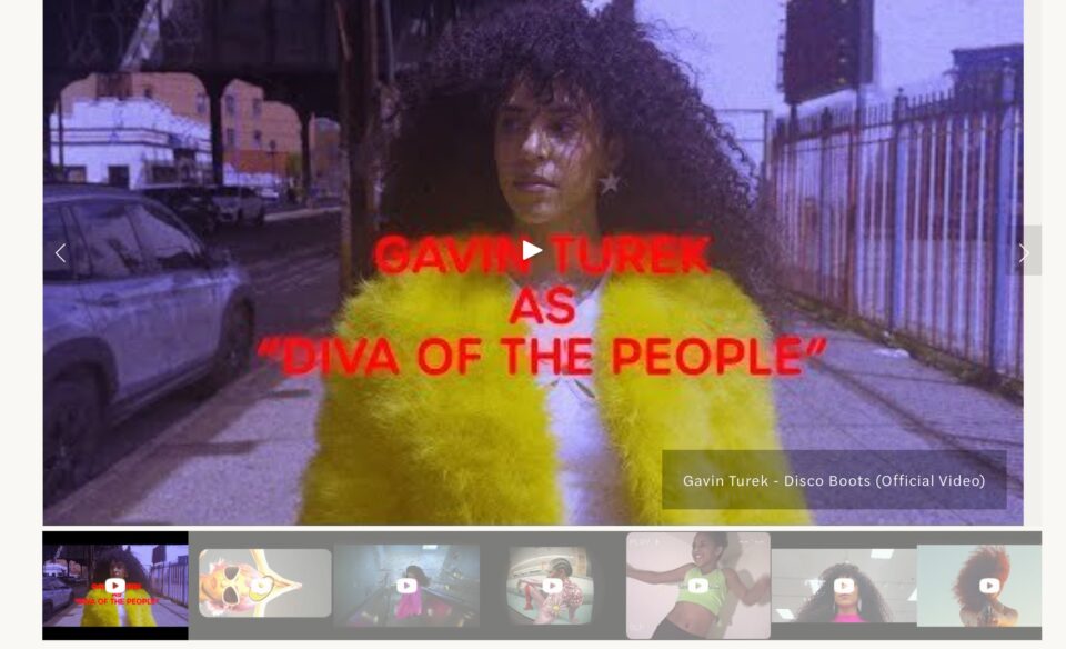 Gavin TurekのWEBデザイン