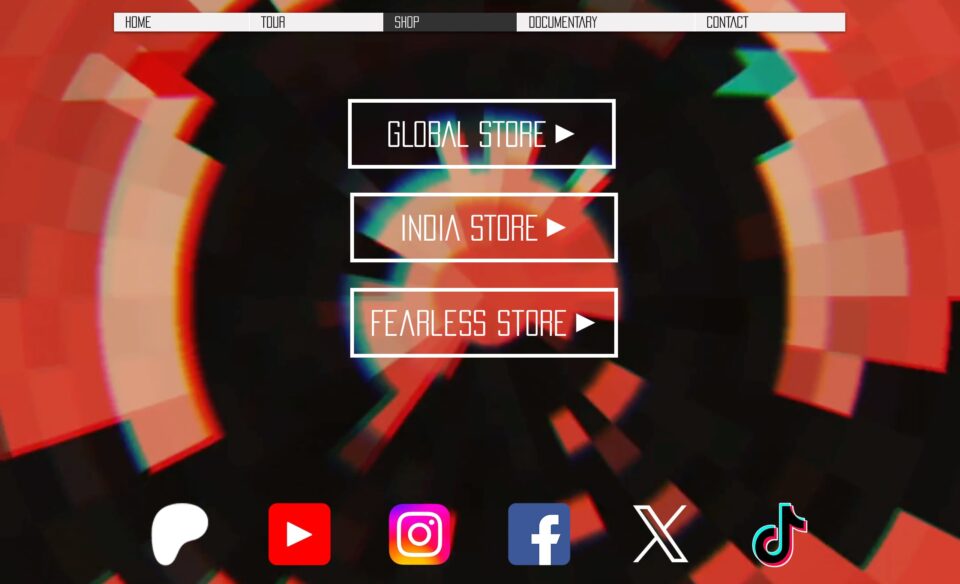 Indian Folk Metal | BloodywoodのWEBデザイン