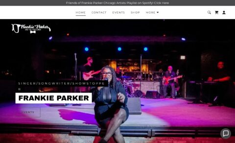 Frankie ParkerのWEBデザイン
