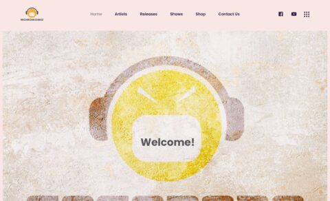 GOGO2020 – where music being alive…のWEBデザイン
