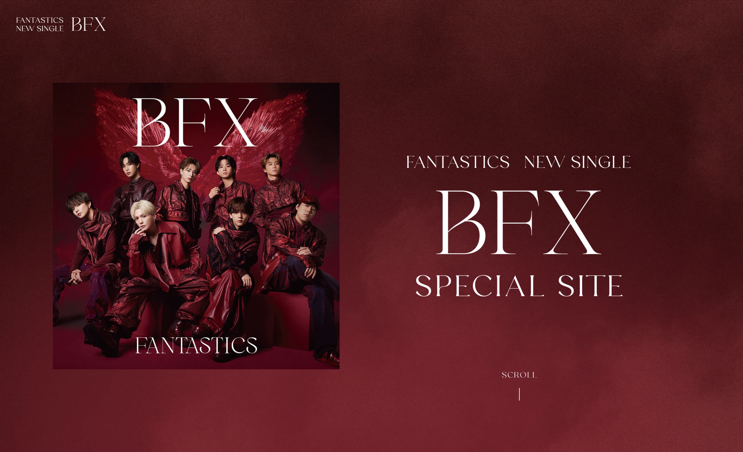 FANTASTICS NEW SINGLE『BFX』 SPECIAL SITE | FANTASTICS