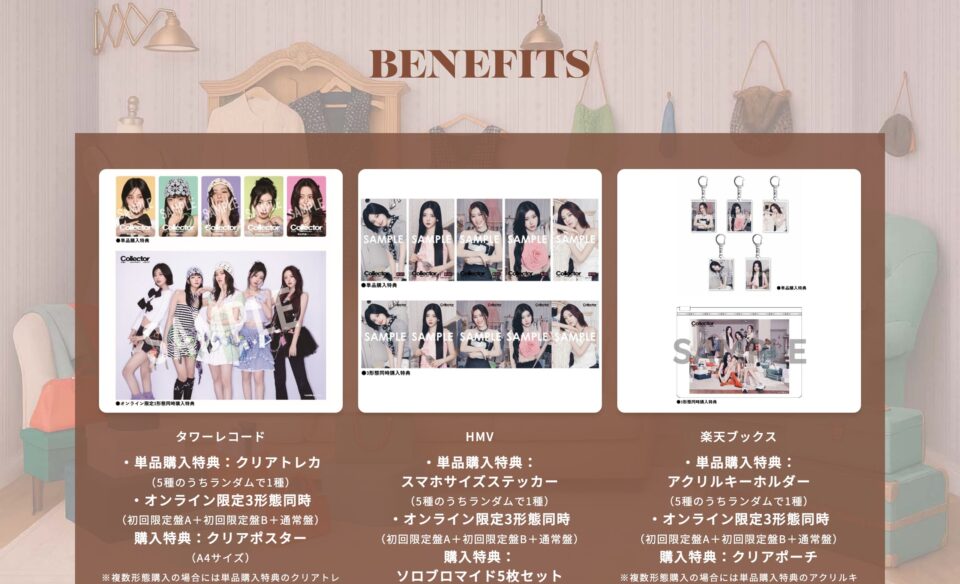 ITZY 2nd Album 『Collector』のWEBデザイン