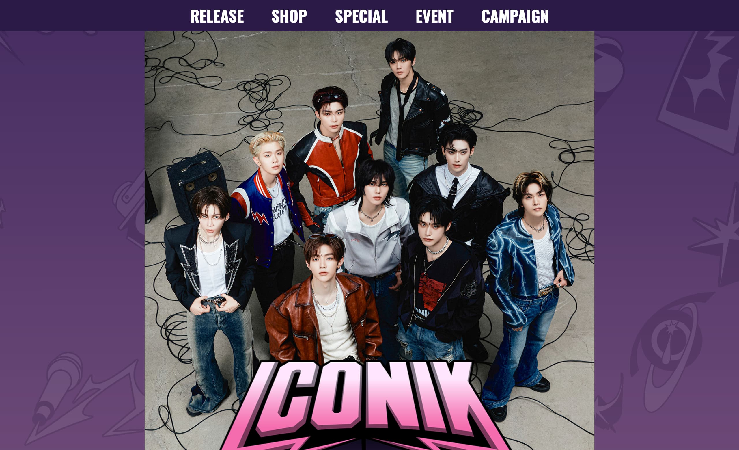 ZEROBASEONE『ICONIK』Special Site | MUSIC WEB CLIPS - バンド