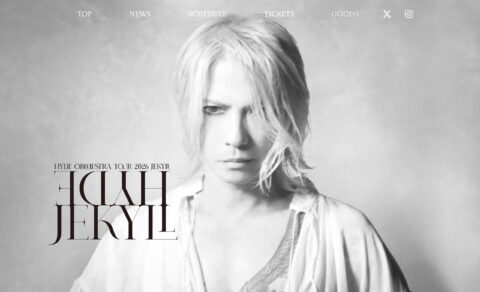 HYDE Orchestra Tour 2026 JEKYLL 特設サイト | HYDEISTのWEBデザイン