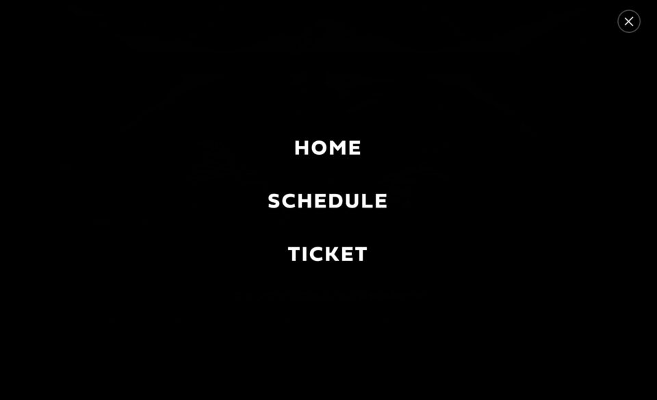 SEKAI NO OWARI DOME TOUR 2026「THE CINEMA」のWEBデザイン