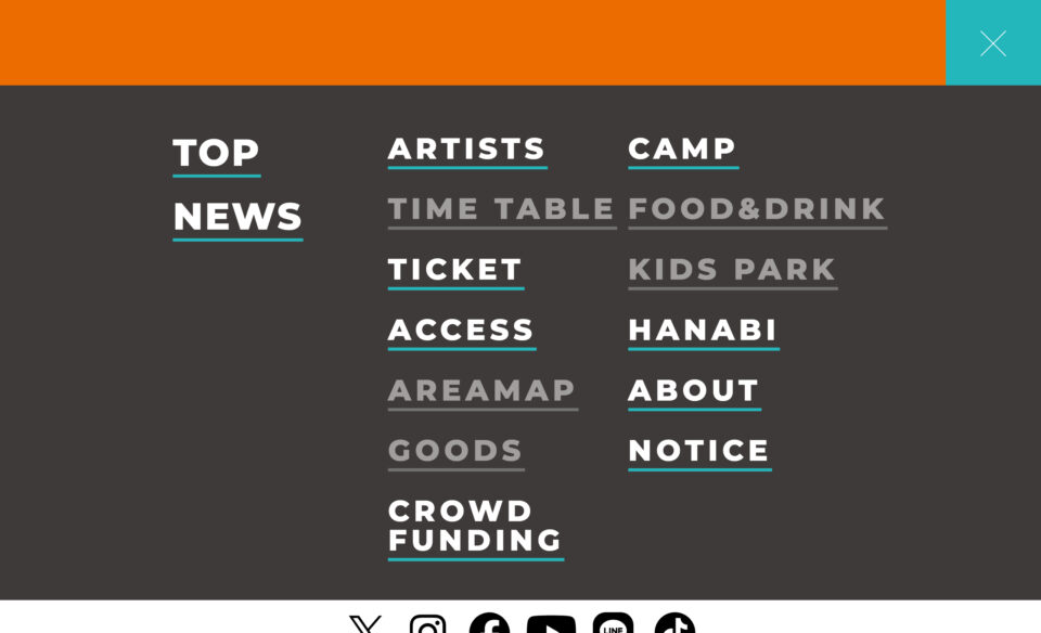 ながおか 米百俵フェス ～花火と食と音楽と～ 2026のWEBデザイン