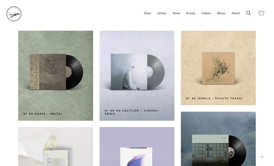 KITCHEN. LABEL – Record label based in Tokyo & SingaporeのWEBデザイン