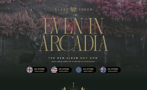 SLEEP TOKEN – Even In ArcadiaのWEBデザイン