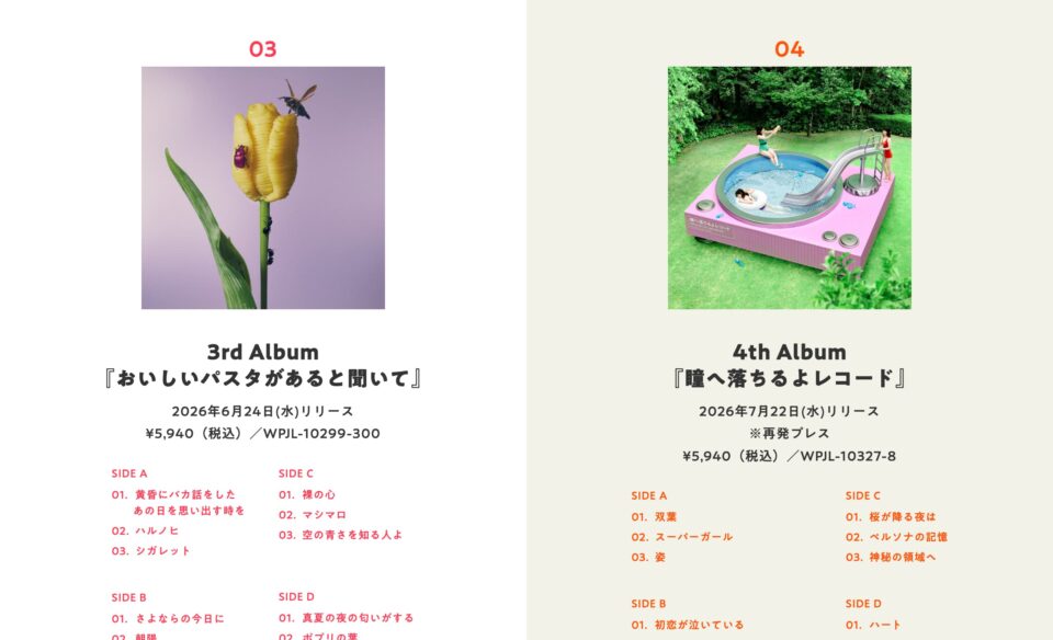 AIMYON Vinyl CollectionのWEBデザイン