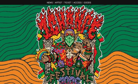 1CHANCE FESTIVAL 2026のWEBデザイン