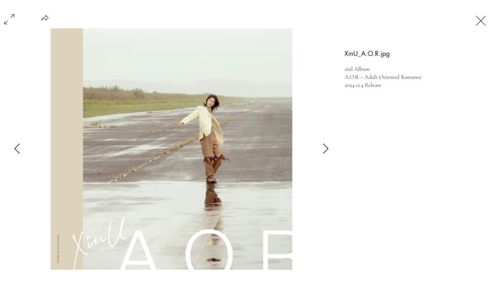 Home | XinU OfficialのWEBデザイン