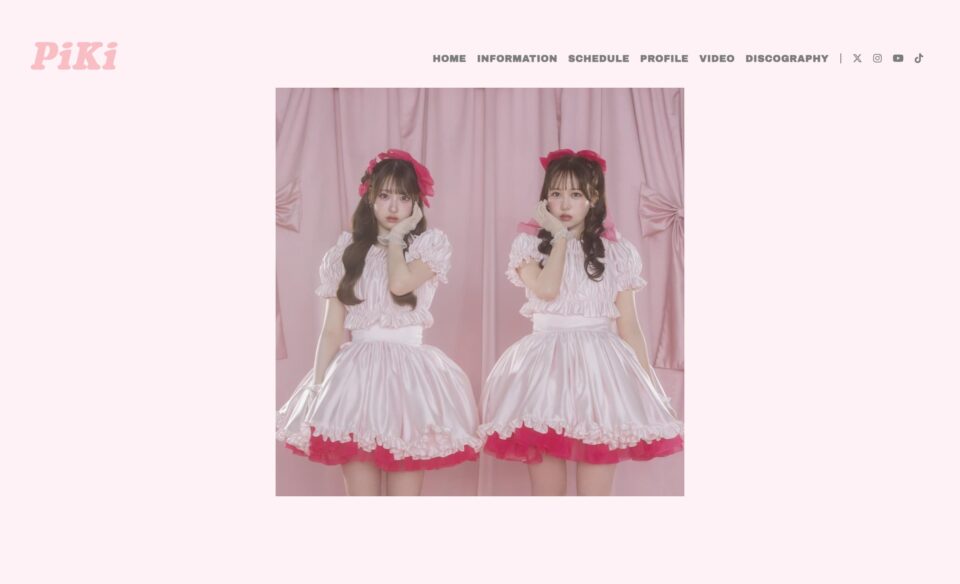 PiKi｜PiKi OFFICIAL SITEのWEBデザイン