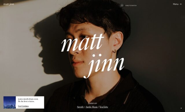 Matt Jinn | HomeのWEBデザイン
