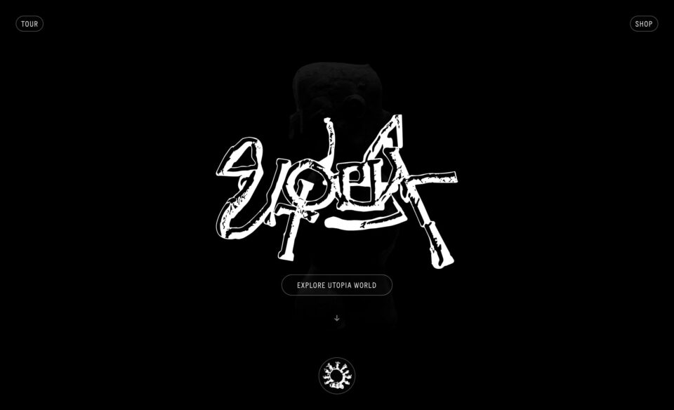 TRAVIS SCOTTのWEBデザイン