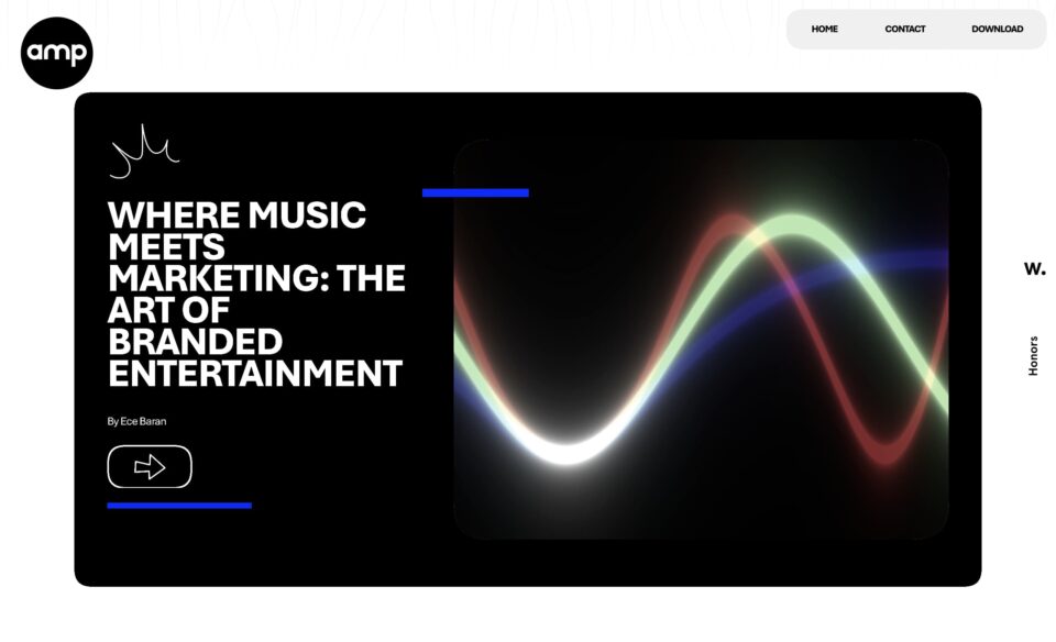 Best Audio Brands 2026のWEBデザイン